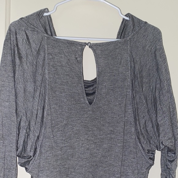 Bcbg gray long sleeve blouse size: XS - Picture 7 of 8